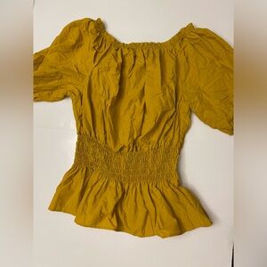 Golden Ashley Stewart Summer Blouse